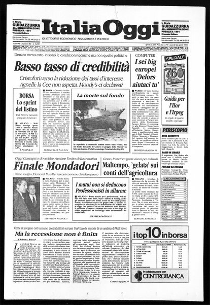 Italia oggi : quotidiano di economia finanza e politica